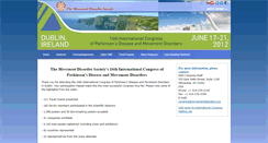 Desktop Screenshot of mdscongress2012.org